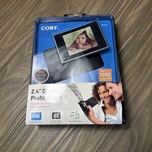 NIB Coby DP-240 2.4" Digital Photo Album 1GB Holds 1000 Photos Sealed SD Slot